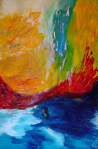 The Beach - Format: 80 x 120 cm