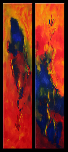 Twins - Format: je 20 x 100 cm